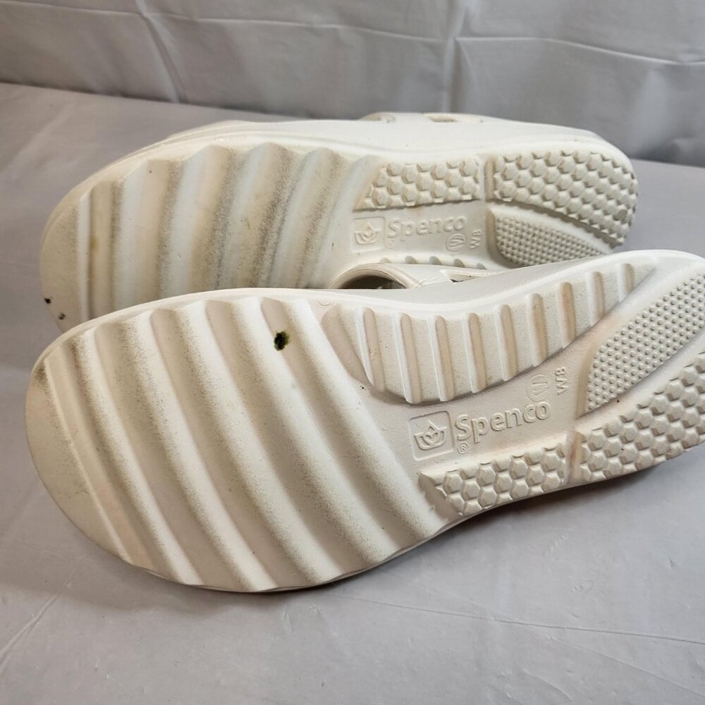Spenco Orthotic Slim Slide Sandal Woman Size 8 White - Picture 5 of 6